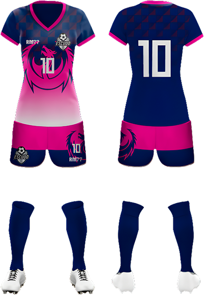 Uniforme esportivo feminino